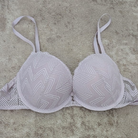 Lucky Brand Elegant Lace Bra in Light Purple Size 36C - Picture 1 of 5